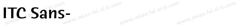 ITC Sans字体转换